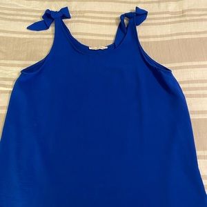 Tie shoulder tank